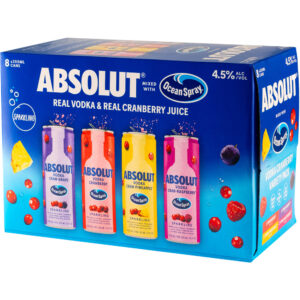 Absolut Ocean Spray RTD Variety 8Pk
