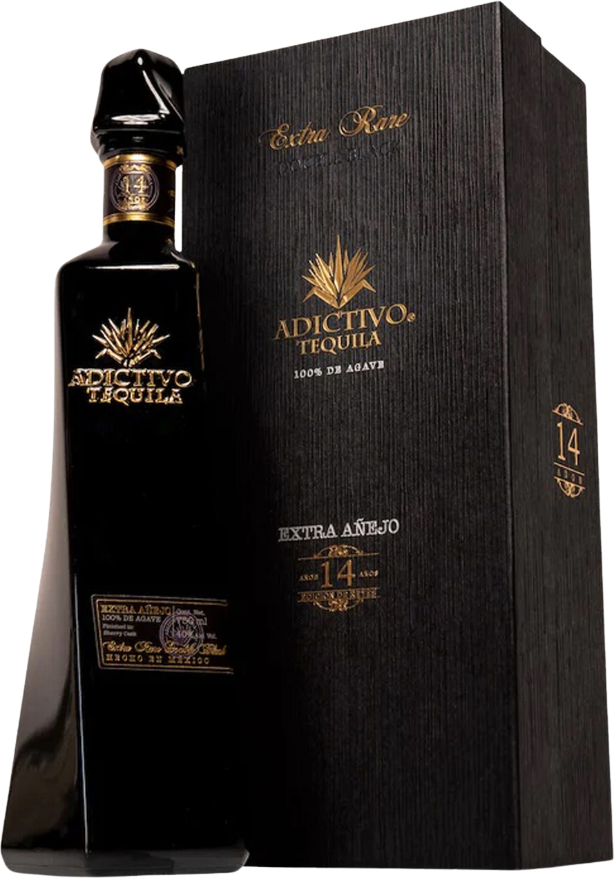 Adictivo Tequila Double Black 14 Year Old Extra Rare Extra Anejo