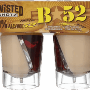 Twisted Shotz 'B 52' Orange and Coffee Cream Liqueur (100mL)