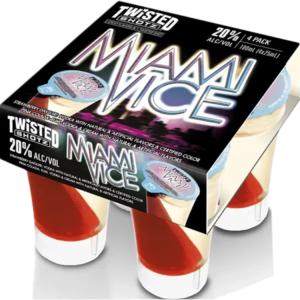 Twisted Shotz 'Miami Vice' Strawberry Daiquri Vodka Liqueur (100mL)
