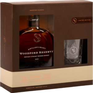 Woodford Reserve Kentucky Straight Bourbon Whiskey with Glass