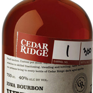 Cedar Ridge Iowa Bourbon Whiskey