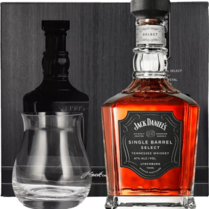 Jack Daniel's Single Barrel Select & Glencairn Crystal Snifter Glass Pack Tennessee Whiskey